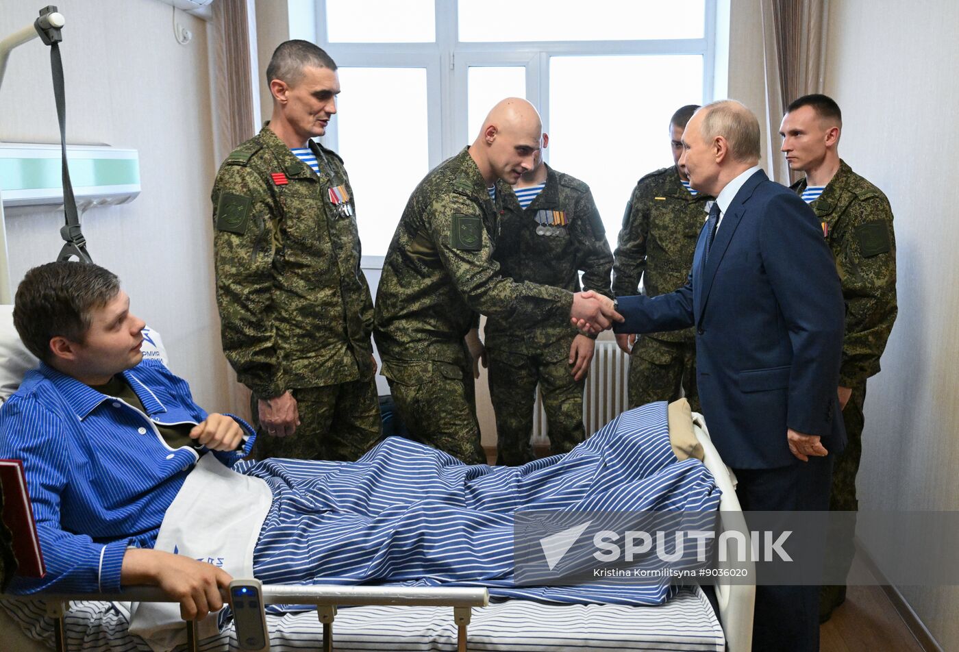 Russia Putin Military Hospital