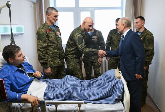 Russia Putin Military Hospital
