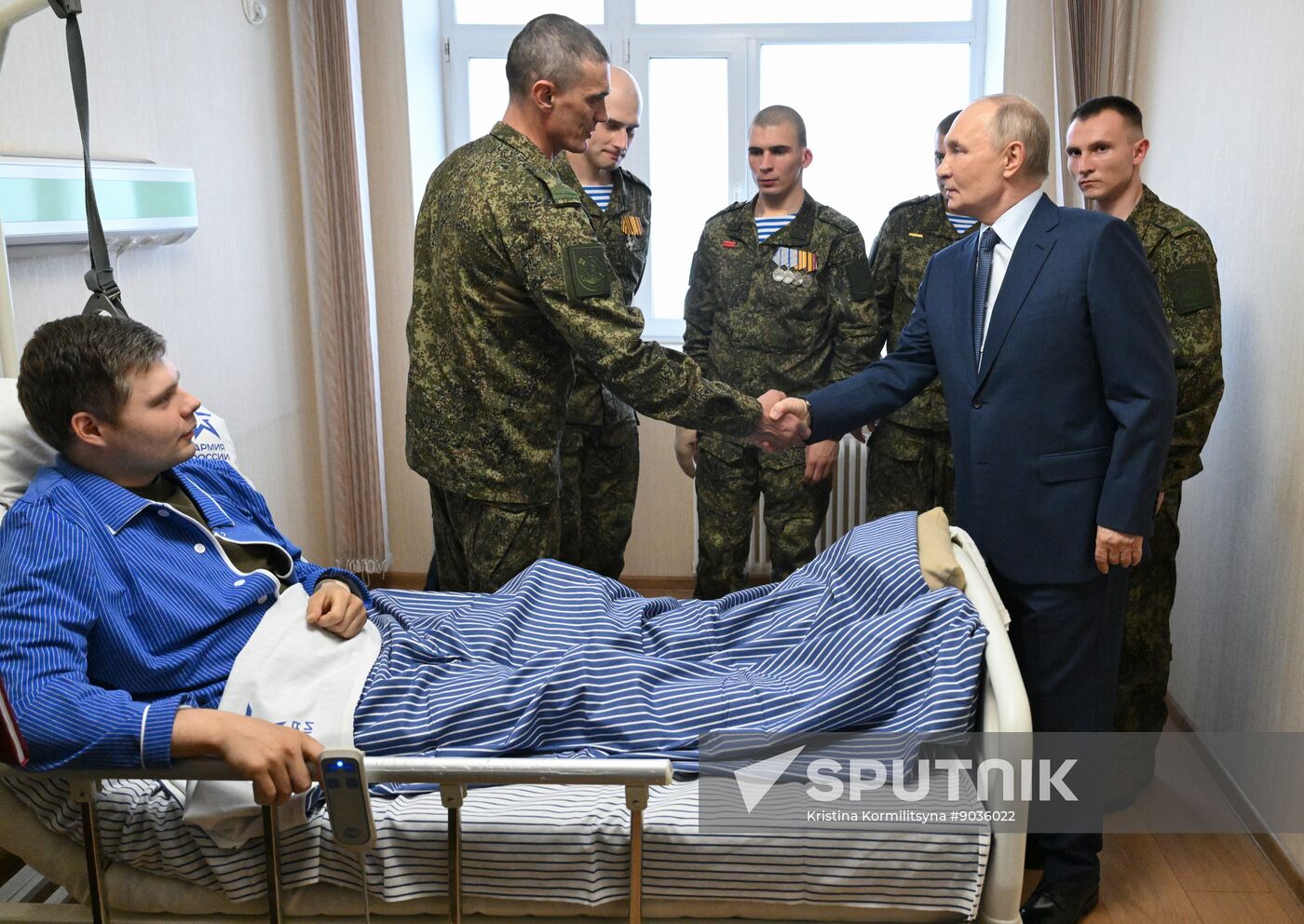 Russia Putin Military Hospital