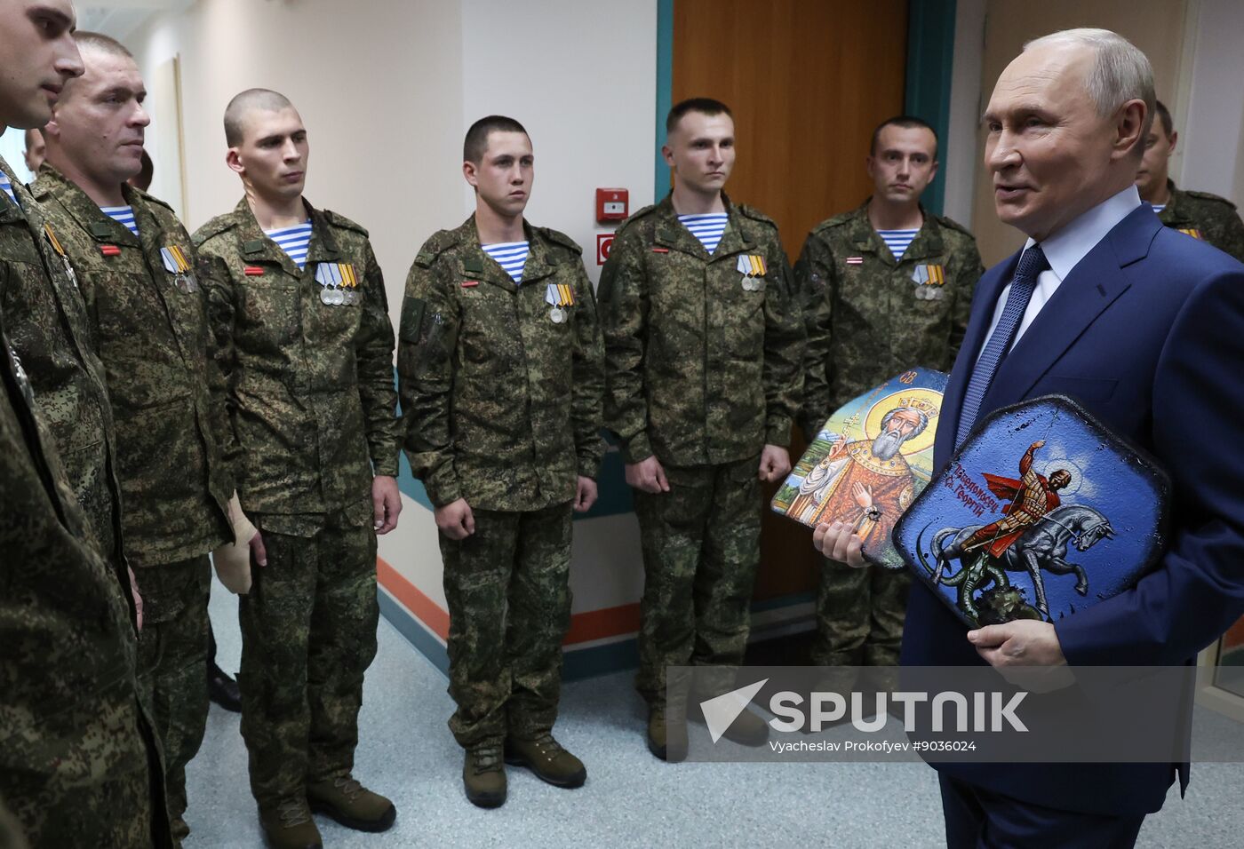 Russia Putin Military Hospital