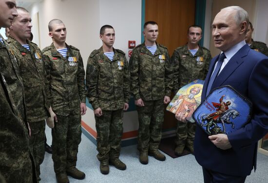 Russia Putin Military Hospital