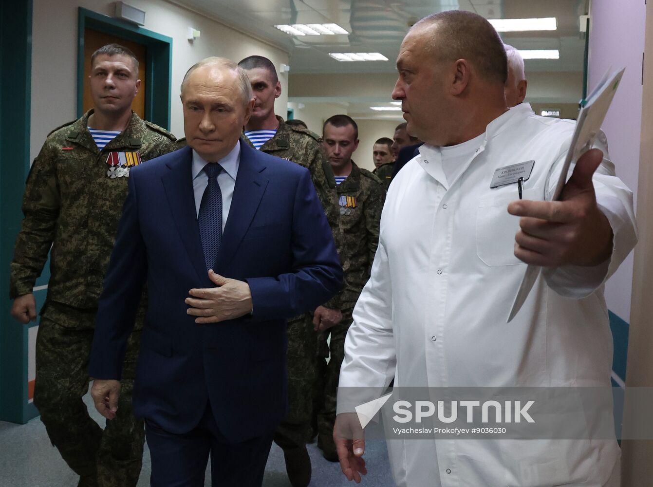 Russia Putin Military Hospital