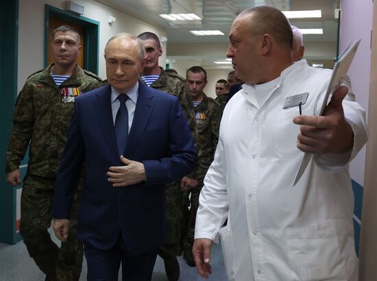 Russia Putin Military Hospital
