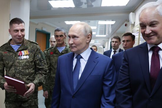 Russia Putin Military Hospital