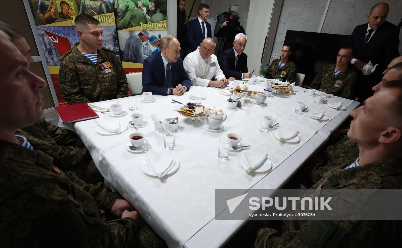 Russia Putin Military Hospital