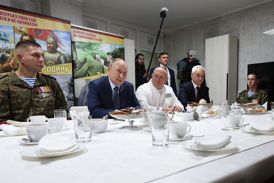 Russia Putin Military Hospital