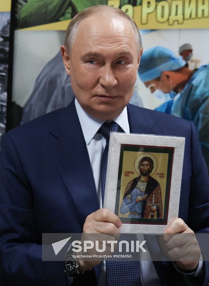 Russia Putin Military Hospital