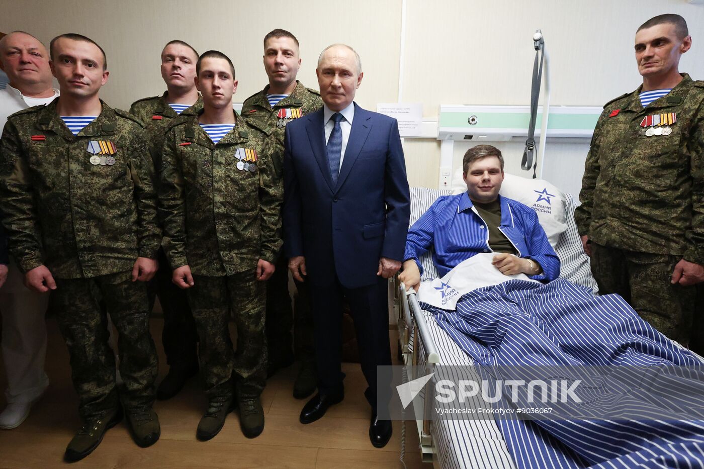 Russia Putin Military Hospital