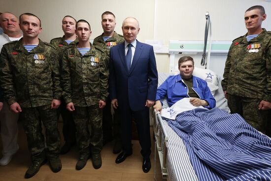 Russia Putin Military Hospital