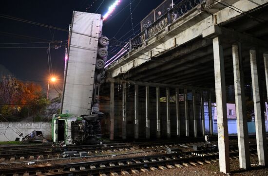 Russia Crimea Truck Accident