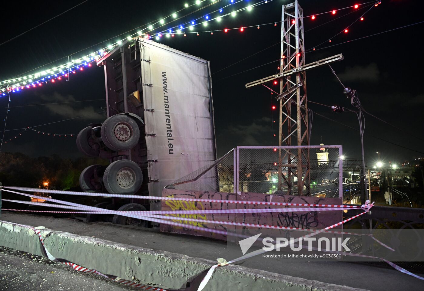 Russia Crimea Truck Accident