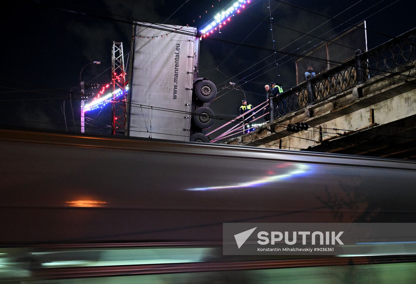 Russia Crimea Truck Accident