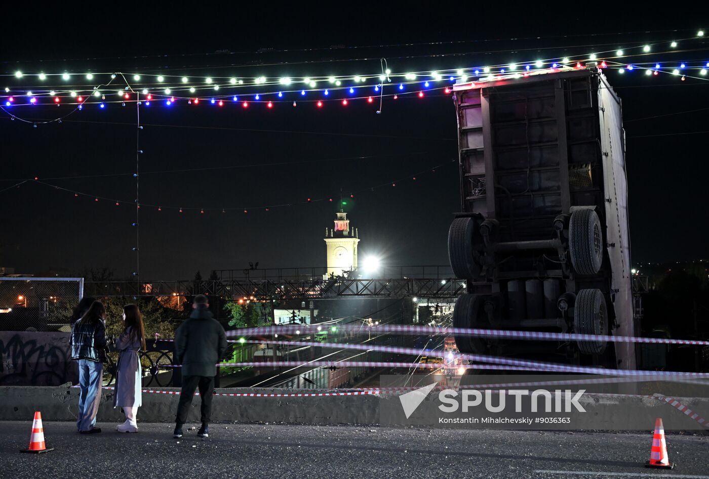 Russia Crimea Truck Accident