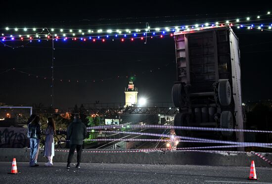 Russia Crimea Truck Accident