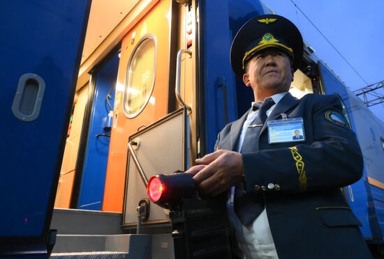 Russia Kazakhstan Railway Traffic