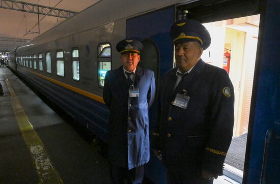 Russia Kazakhstan Railway Traffic