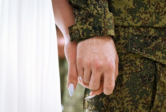 Russia Ukraine Military Operation Wedding