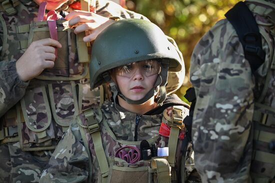 Russia Crimea Youth Military Training