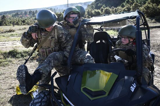 Russia Crimea Youth Military Training