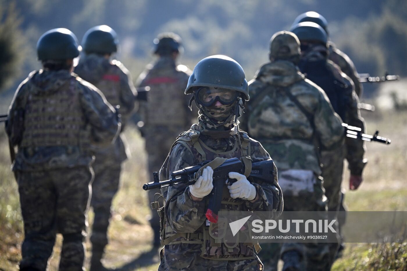 Russia Crimea Youth Military Training