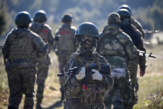 Russia Crimea Youth Military Training