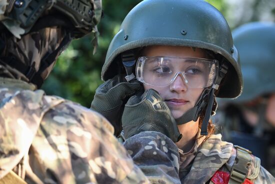 Russia Crimea Youth Military Training