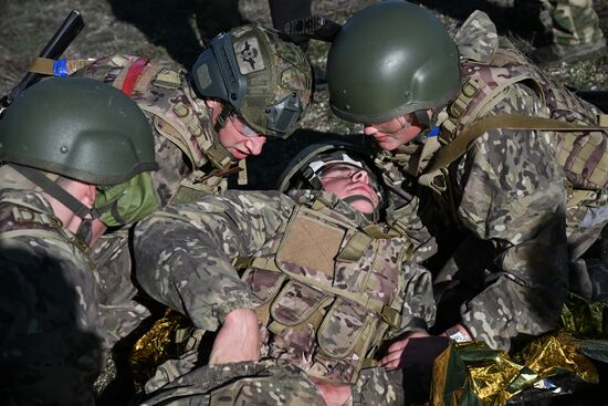 Russia Crimea Youth Military Training