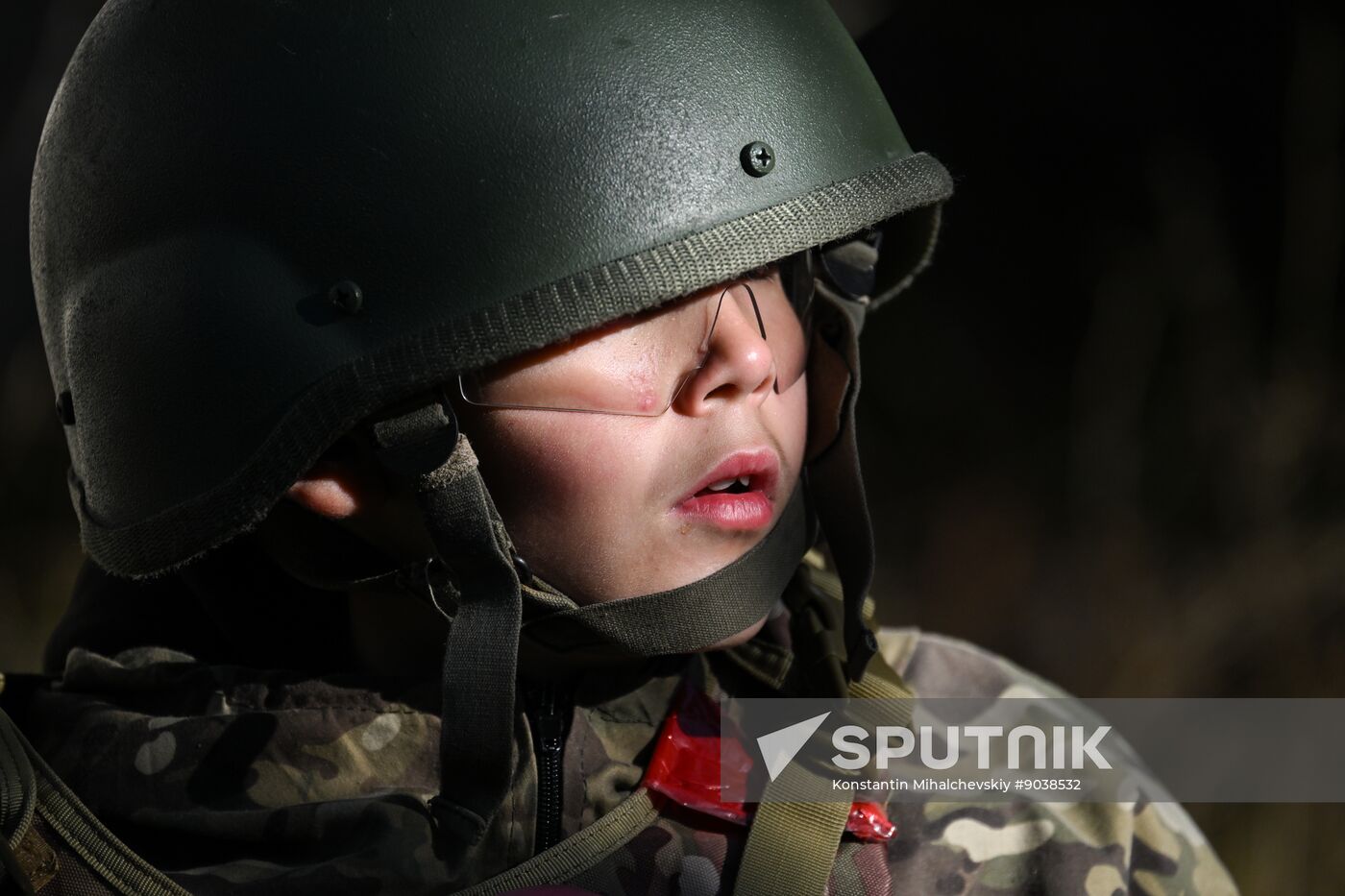 Russia Crimea Youth Military Training