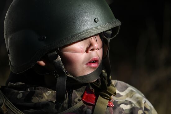 Russia Crimea Youth Military Training