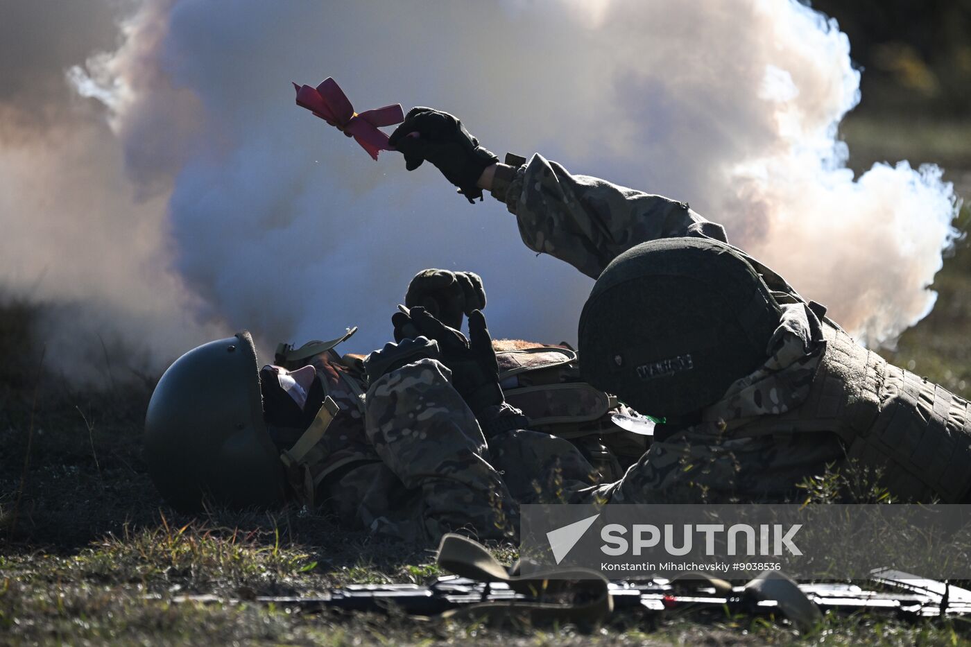 Russia Crimea Youth Military Training