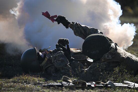 Russia Crimea Youth Military Training