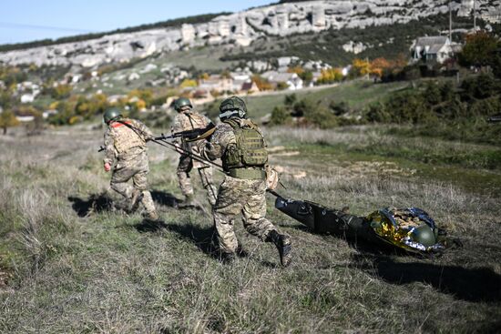 Russia Crimea Youth Military Training