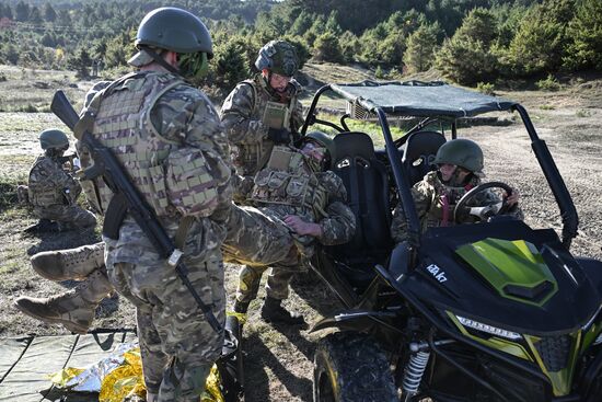 Russia Crimea Youth Military Training