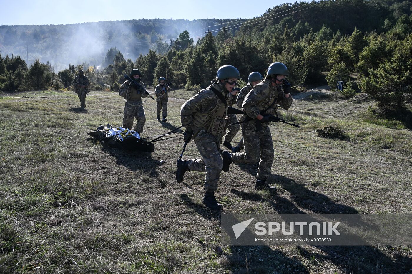 Russia Crimea Youth Military Training