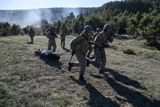 Russia Crimea Youth Military Training