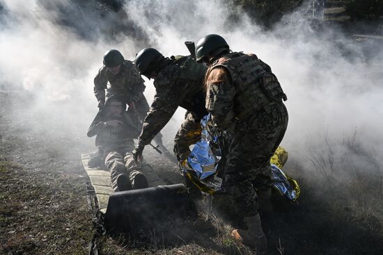 Russia Crimea Youth Military Training