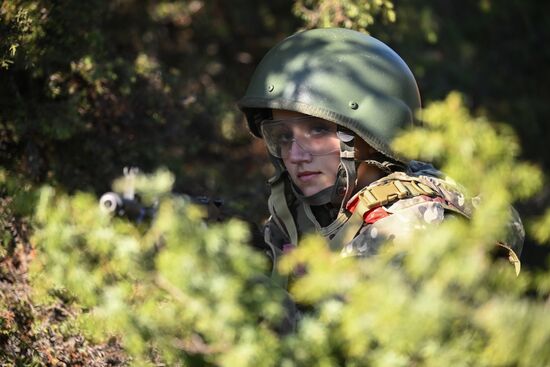 Russia Crimea Youth Military Training