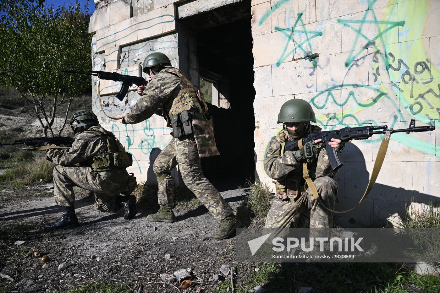Russia Crimea Youth Military Training
