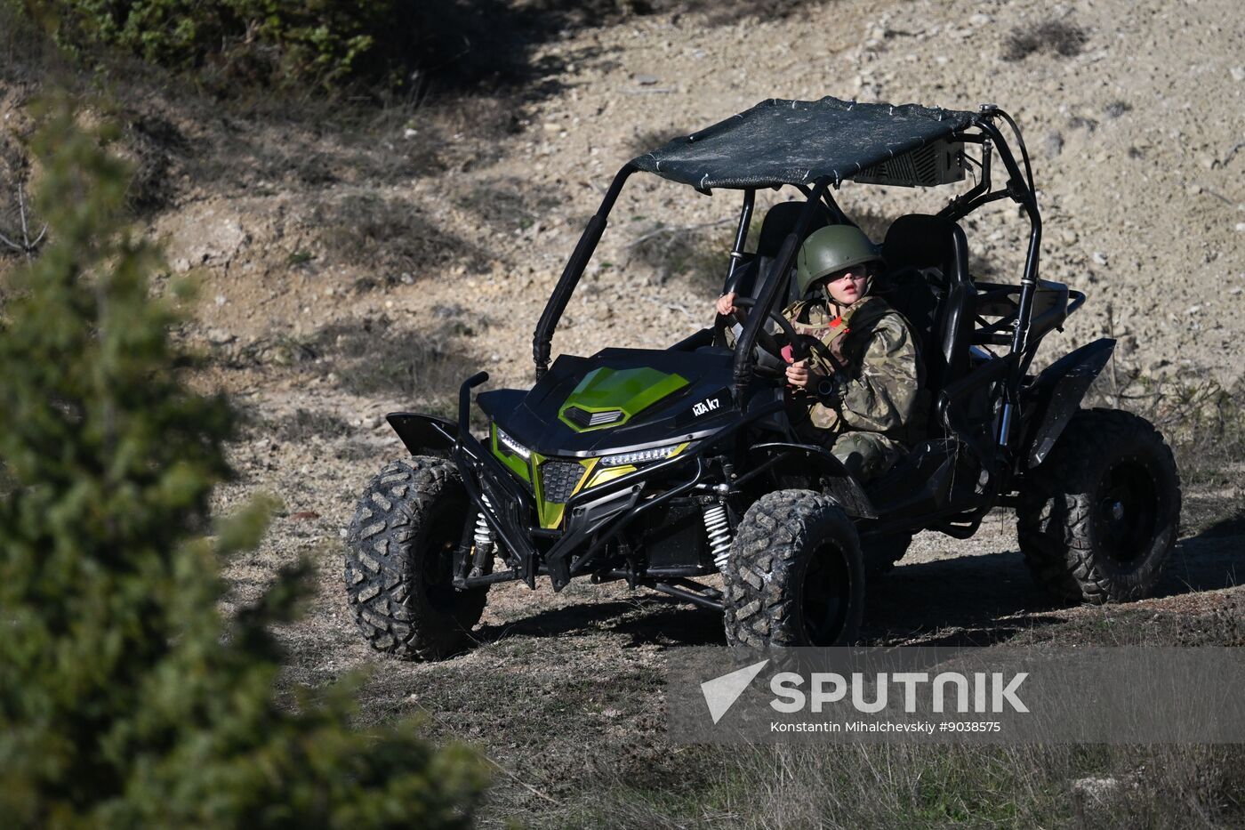 Russia Crimea Youth Military Training