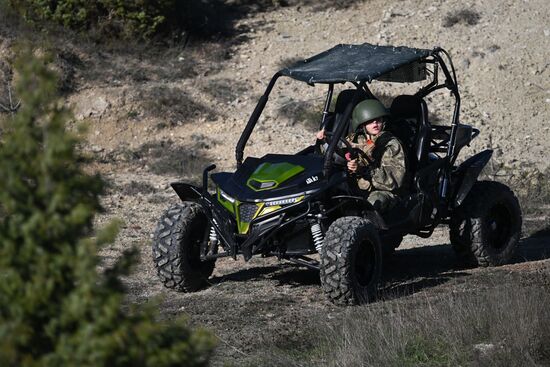 Russia Crimea Youth Military Training