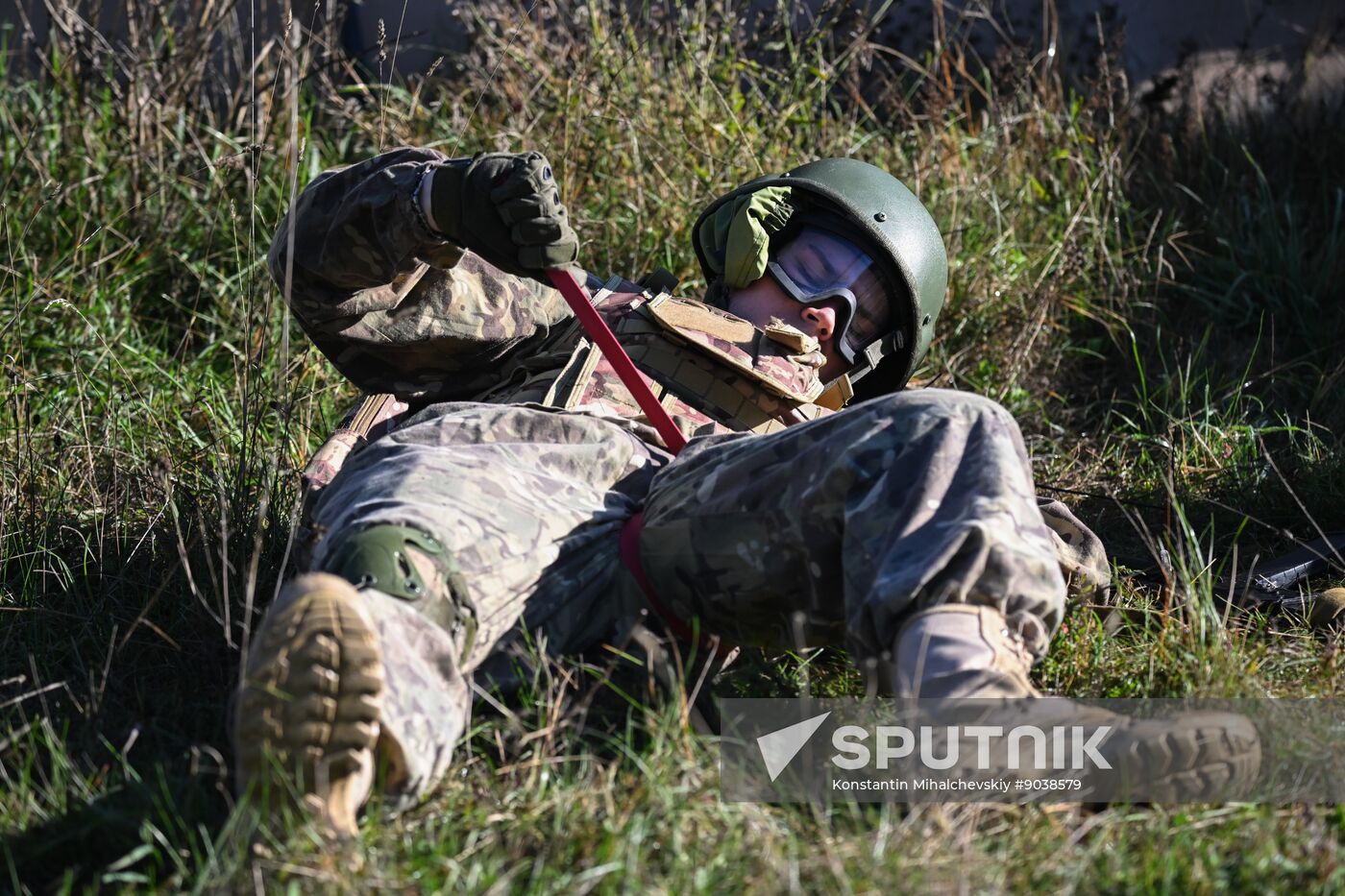 Russia Crimea Youth Military Training