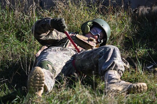 Russia Crimea Youth Military Training