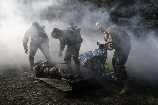 Russia Crimea Youth Military Training