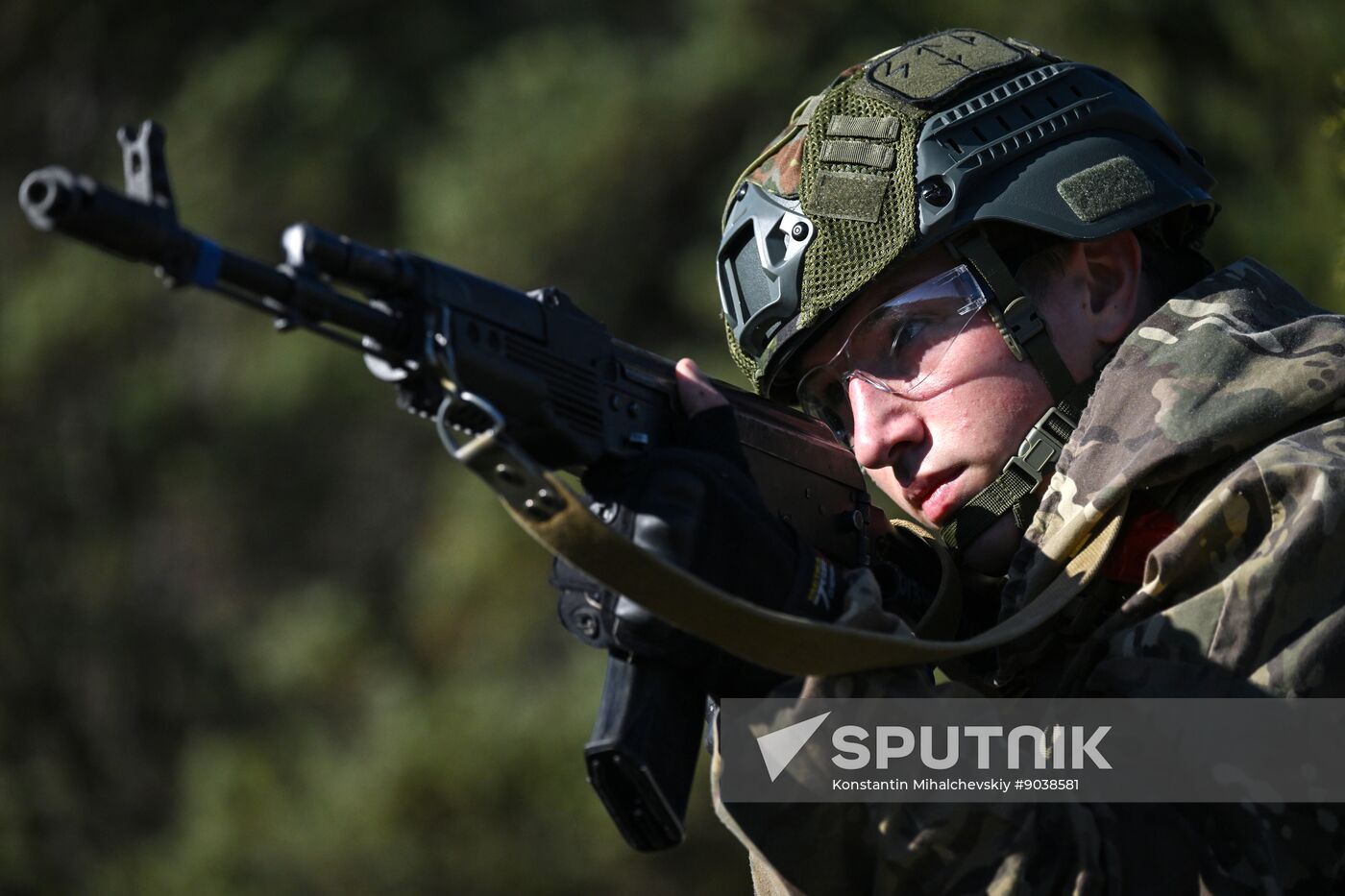 Russia Crimea Youth Military Training