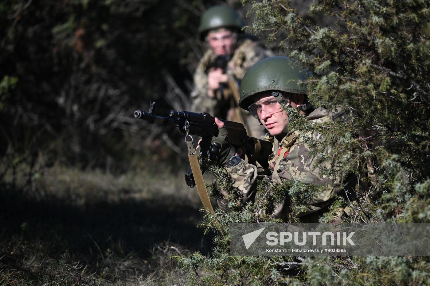 Russia Crimea Youth Military Training