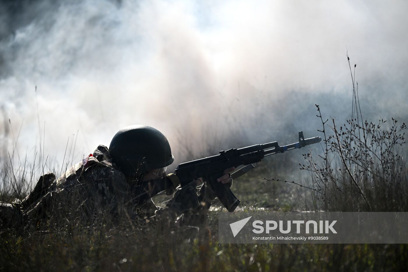 Russia Crimea Youth Military Training