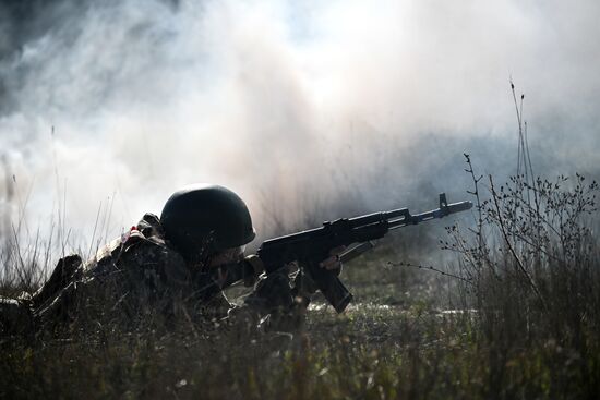Russia Crimea Youth Military Training