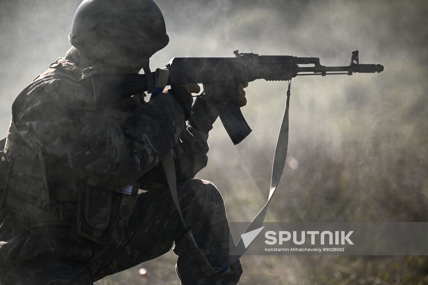 Russia Crimea Youth Military Training