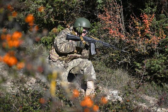 Russia Crimea Youth Military Training