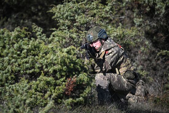 Russia Crimea Youth Military Training